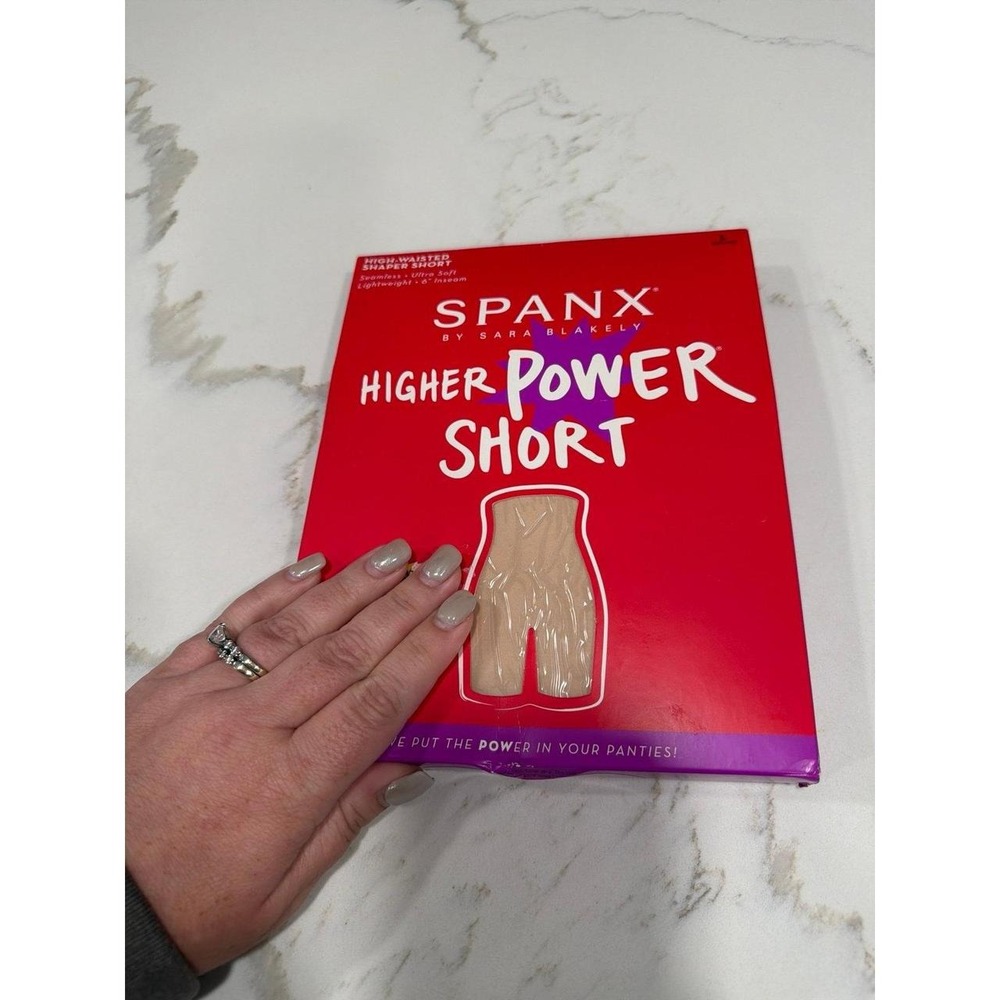 Spanx Higher Power Short, Tan, Size L new